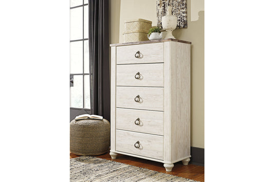 Willowton Two-tone Chest of Drawers - B267-46 - Luna Furniture - Dallas Store