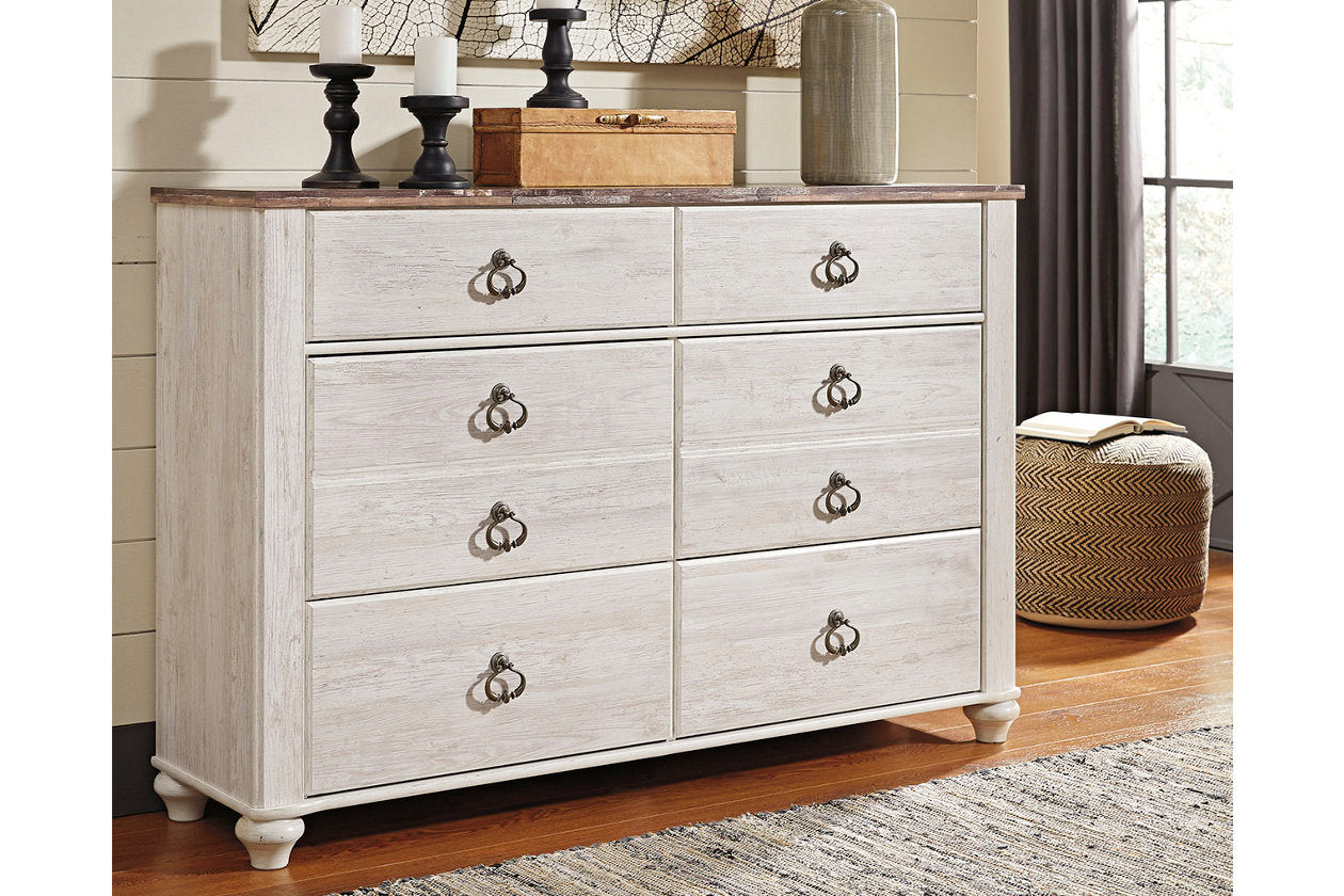 Willowton Two-tone Dresser - B267-31 - Luna Furniture - Dallas Store