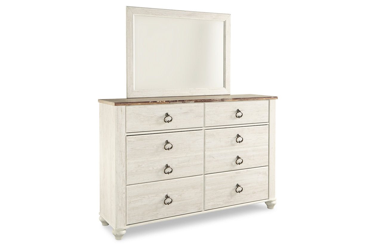 Willowton Two-tone Dresser - B267-31 - Luna Furniture - Dallas Store