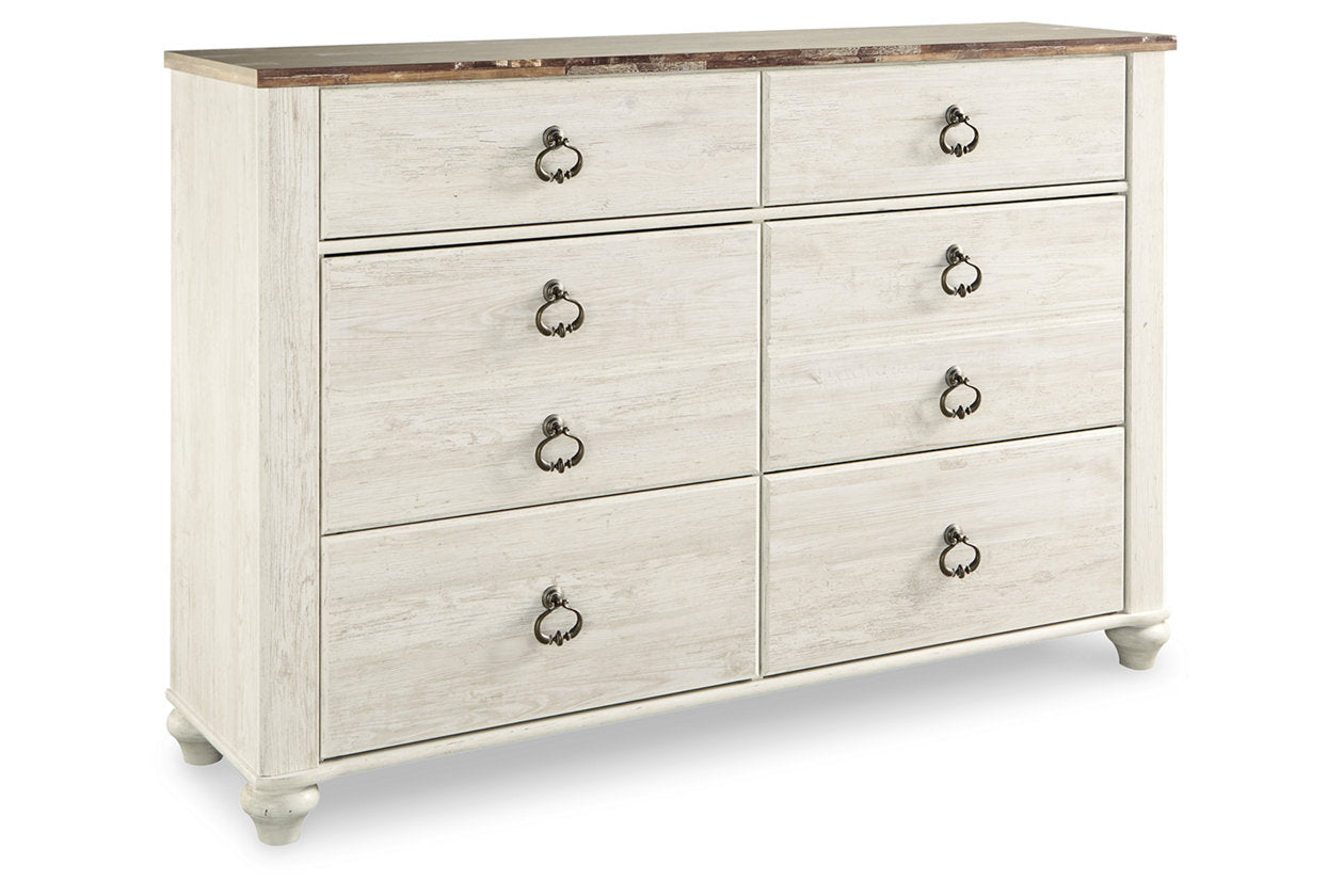 Willowton Two-tone Dresser - B267-31 - Luna Furniture - Dallas Store