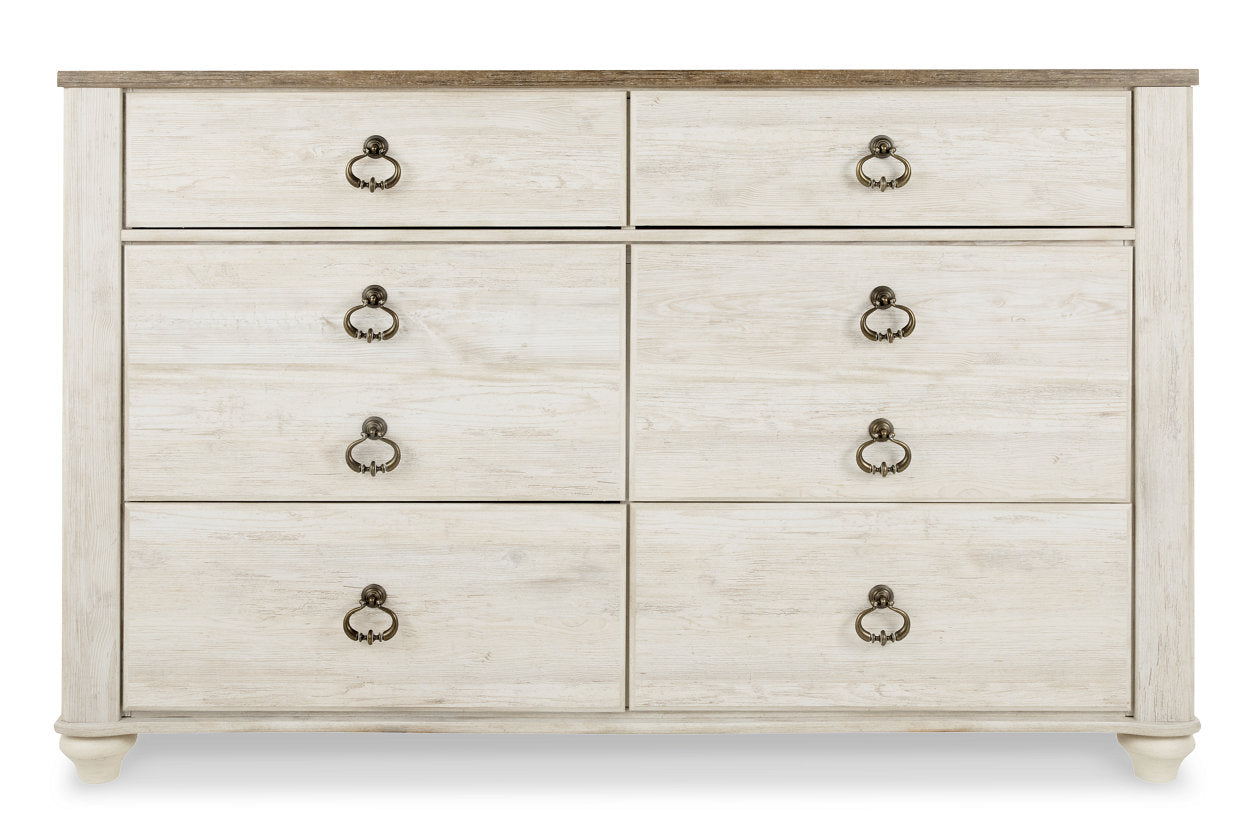 Willowton Two-tone Dresser - B267-31 - Luna Furniture - Dallas Store