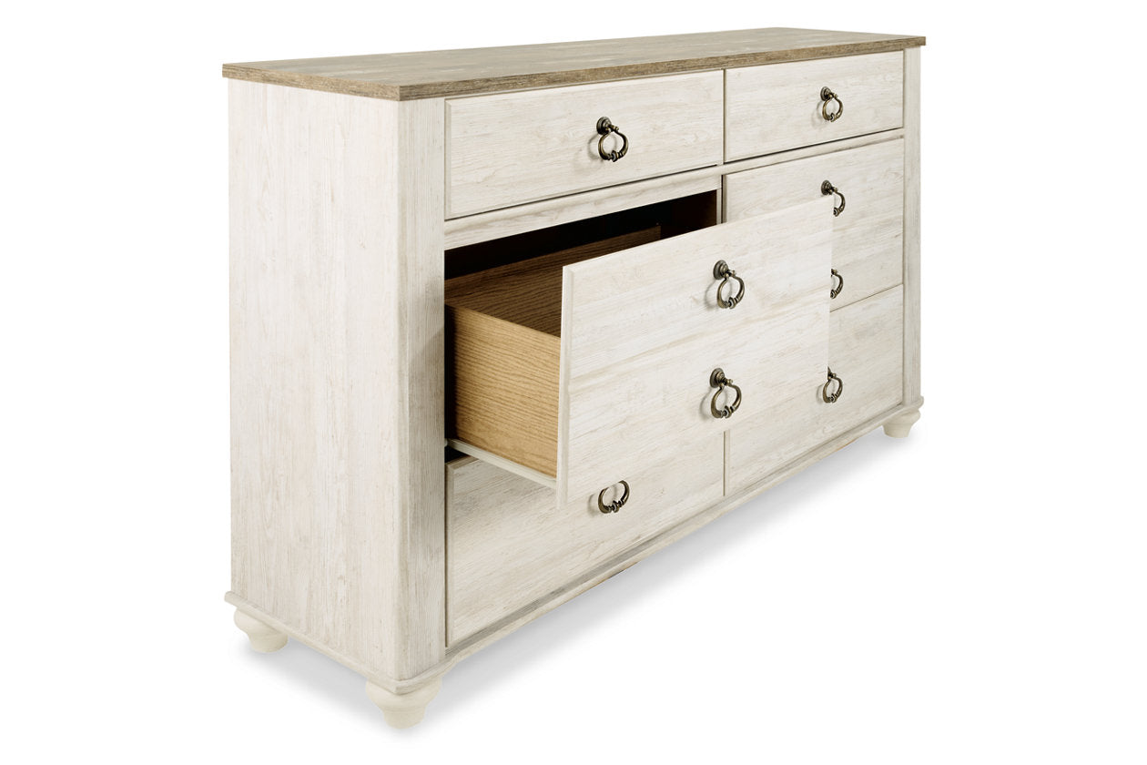 Willowton Two-tone Dresser - B267-31 - Luna Furniture - Dallas Store