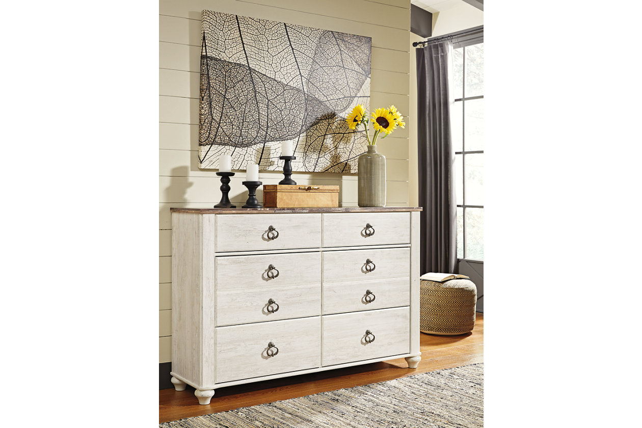 Willowton Two-tone Dresser - B267-31 - Luna Furniture - Dallas Store