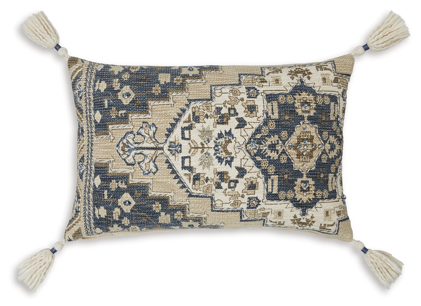 Winbury Blue/Tan/White Pillow (Set of 4) - A1001035 - Luna Furniture - Dallas Store