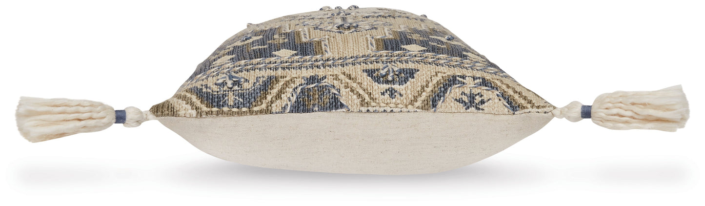 Winbury Blue/Tan/White Pillow (Set of 4) - A1001035 - Luna Furniture - Dallas Store
