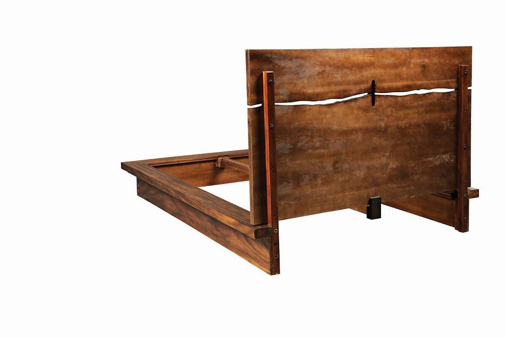 Winslow Eastern King Bed Smokey Walnut/Coffee Bean - 223250KE - Luna Furniture - Dallas Store