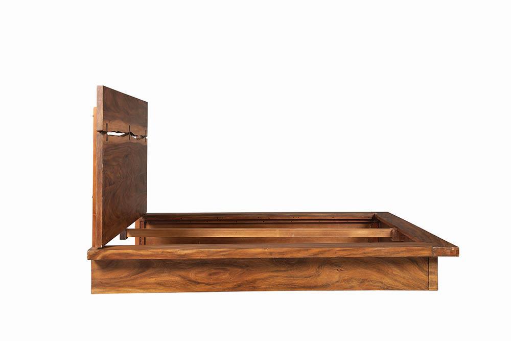 Winslow Queen Bed Smokey Walnut/Coffee Bean - 223250Q - Luna Furniture - Dallas Store