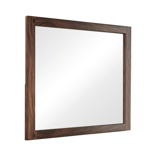 Winslow Smokey Walnut Mirror - 223254 - Luna Furniture - Dallas Store
