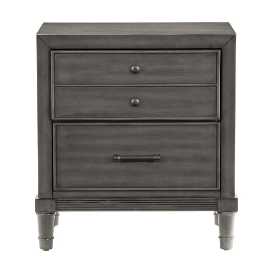 Wittenberry Gray Nightstand - 1573-4 - Luna Furniture - Dallas Store
