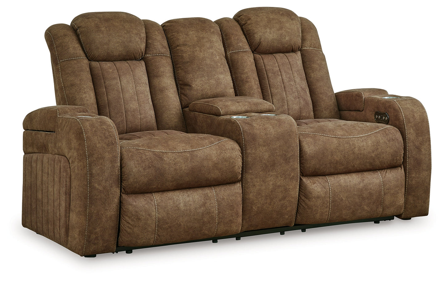 Wolfridge Brindle Power Reclining Loveseat - 6070318 - Luna Furniture - Dallas Store