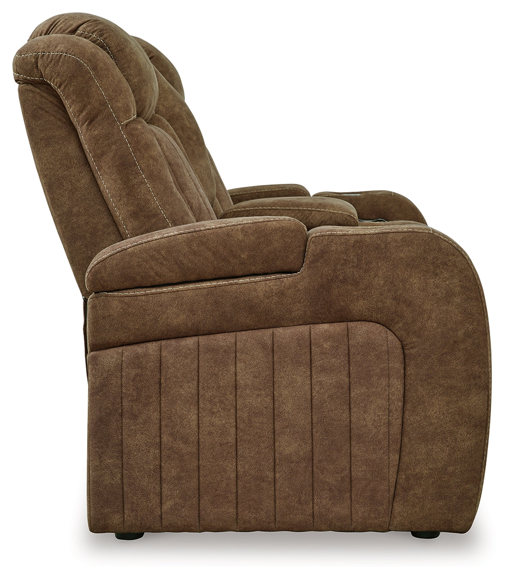 Wolfridge Brindle Power Reclining Loveseat - 6070318 - Luna Furniture - Dallas Store
