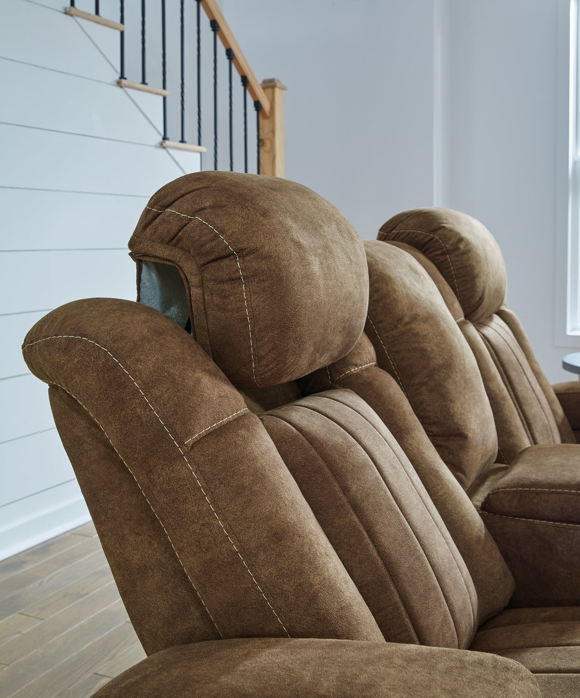 Wolfridge Brindle Power Reclining Loveseat - 6070318 - Luna Furniture - Dallas Store