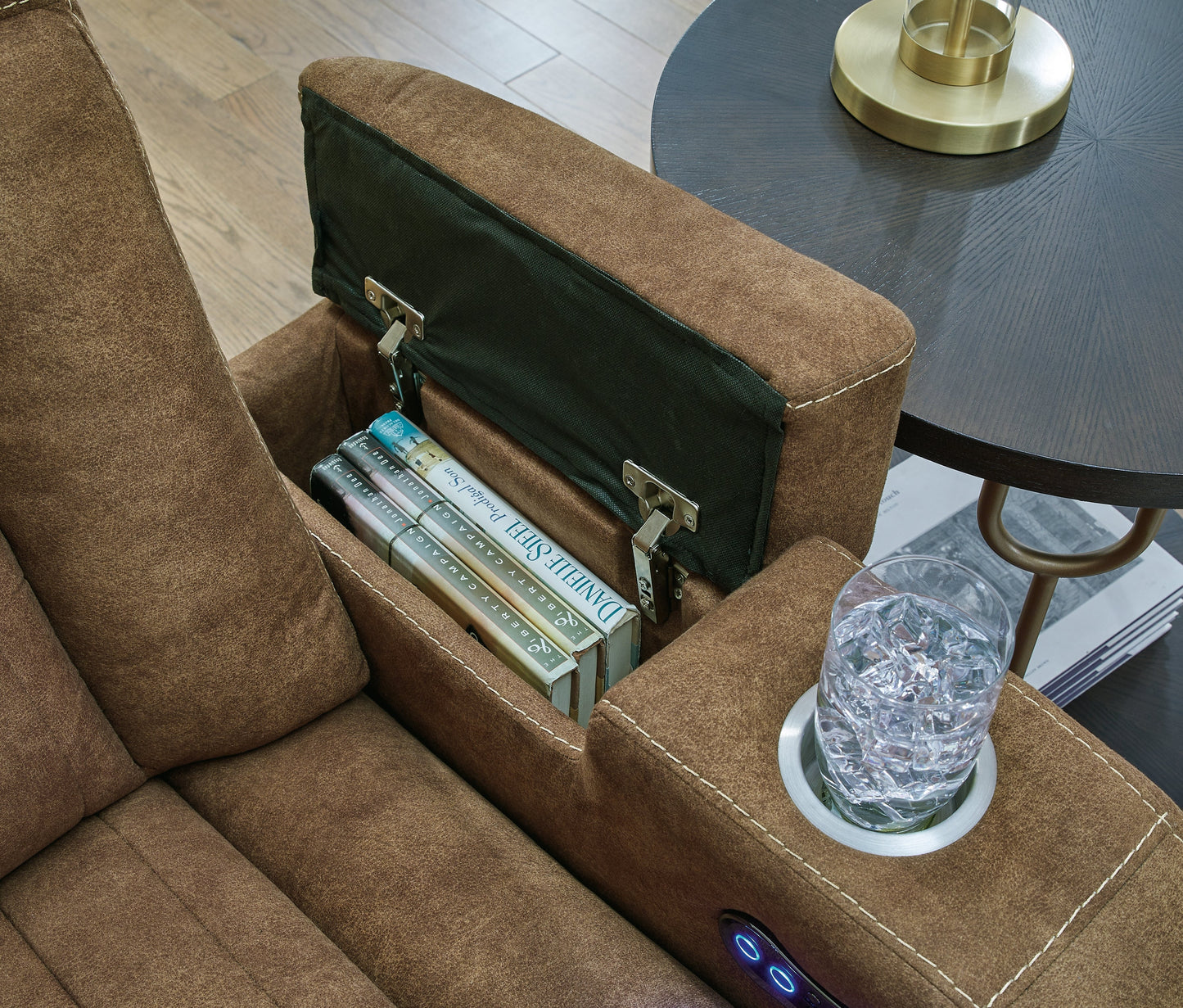 Wolfridge Brindle Power Reclining Loveseat - 6070318 - Luna Furniture - Dallas Store