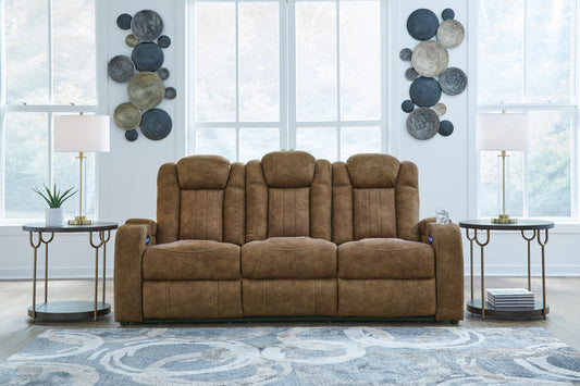 Wolfridge Brindle Power Reclining Sofa - 6070315 - Luna Furniture - Dallas Store