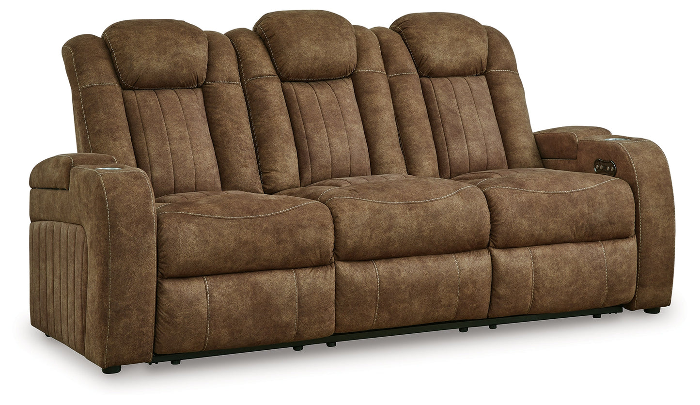 Wolfridge Brindle Power Reclining Sofa - 6070315 - Luna Furniture - Dallas Store
