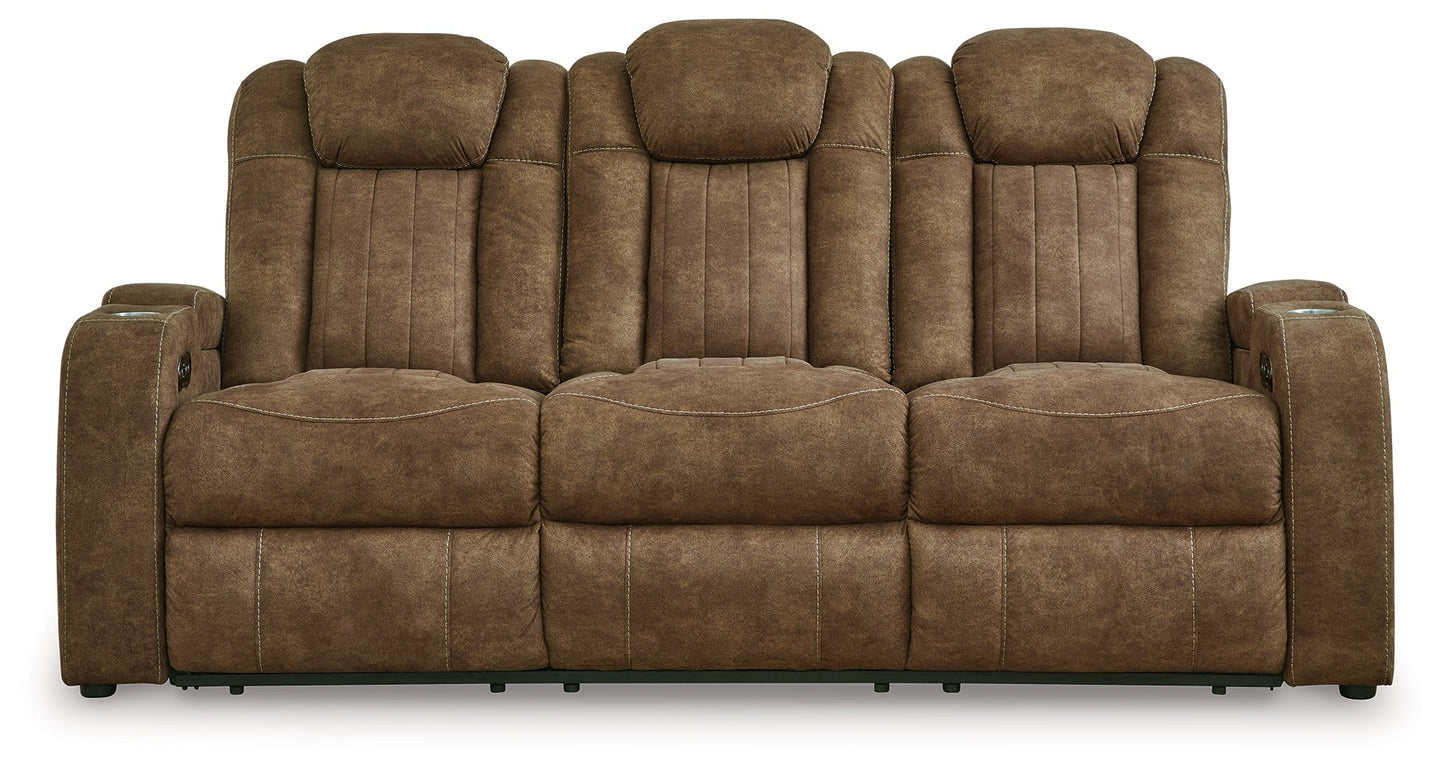 Wolfridge Brindle Power Reclining Sofa - 6070315 - Luna Furniture - Dallas Store