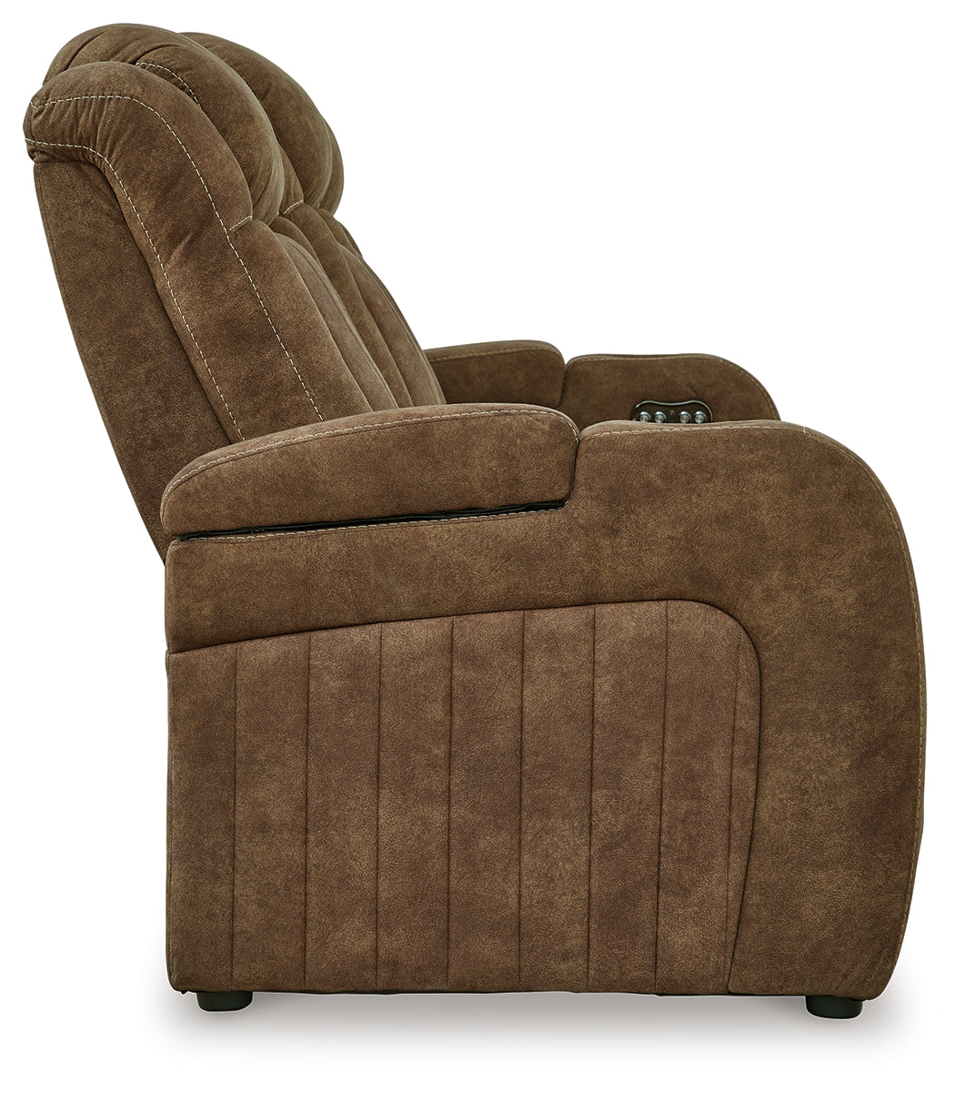 Wolfridge Brindle Power Reclining Sofa - 6070315 - Luna Furniture - Dallas Store