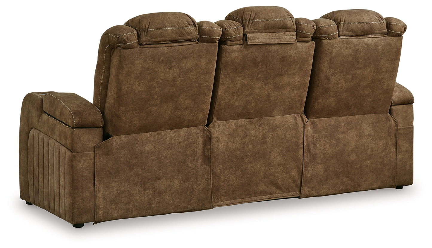 Wolfridge Brindle Power Reclining Sofa - 6070315 - Luna Furniture - Dallas Store