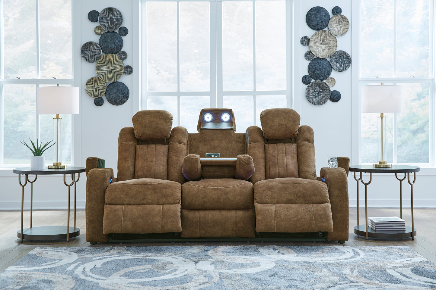 Wolfridge Brindle Power Reclining Sofa - 6070315 - Luna Furniture - Dallas Store