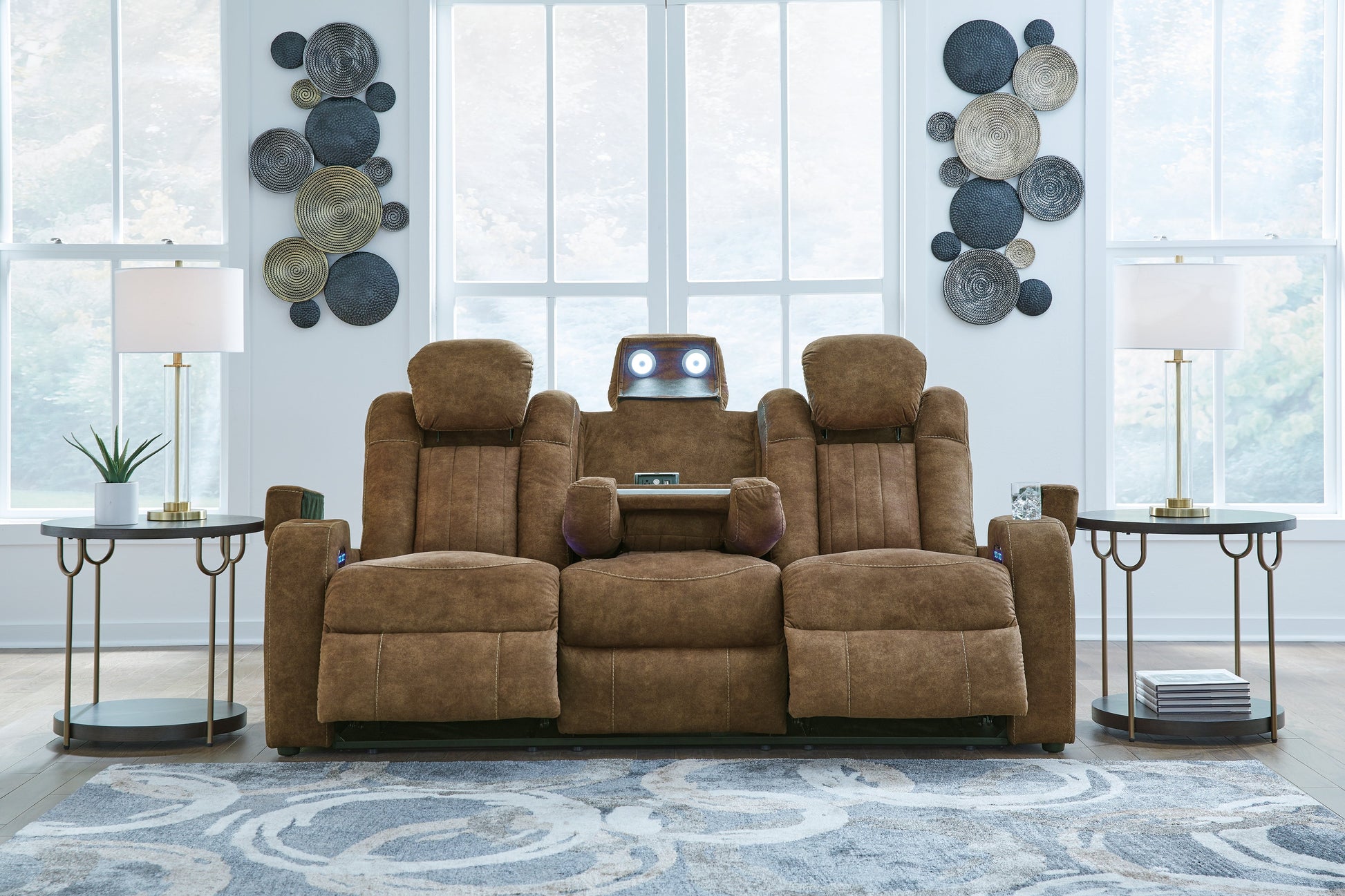 Wolfridge Brindle Power Reclining Sofa - 6070315 - Luna Furniture - Dallas Store