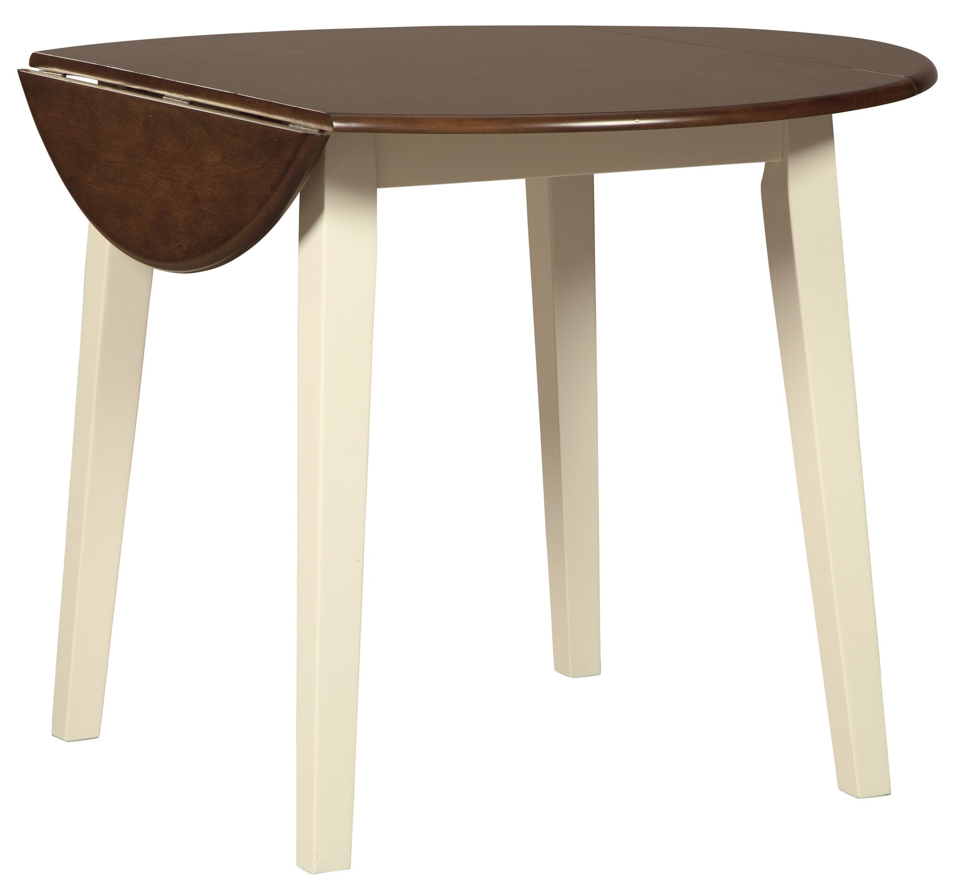Woodanville Cream/Brown 3-Piece Drop Leaf Dining Set - SET | D335-15 | D335-01 - Luna Furniture - Dallas Store