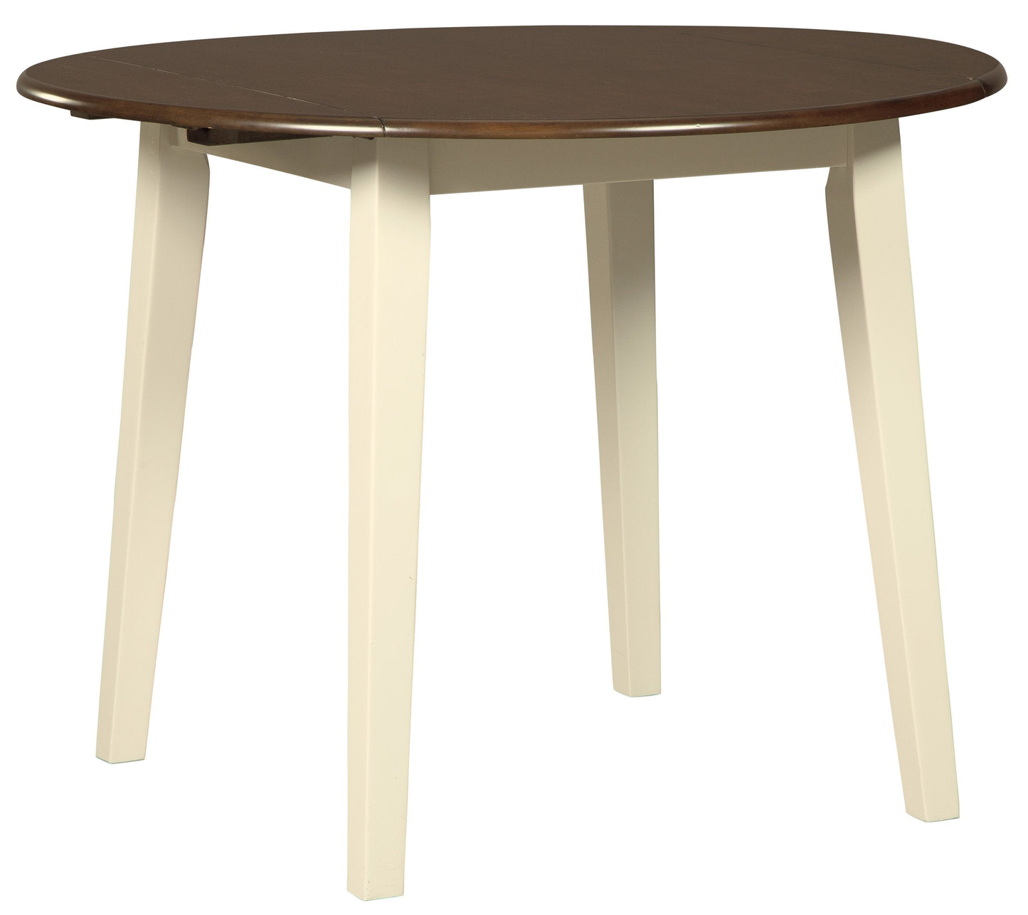 Woodanville Cream/Brown 5-Piece Drop Leaf Dining Set - SET | D335-15 | D335-01(2) - Luna Furniture - Dallas Store