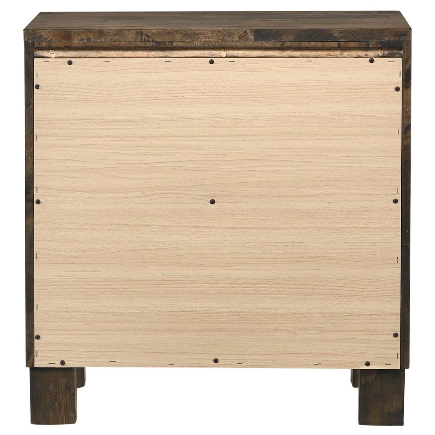 Woodmont 2-Drawer Nightstand Rustic Golden Brown - 222632 - Luna Furniture - Dallas Store