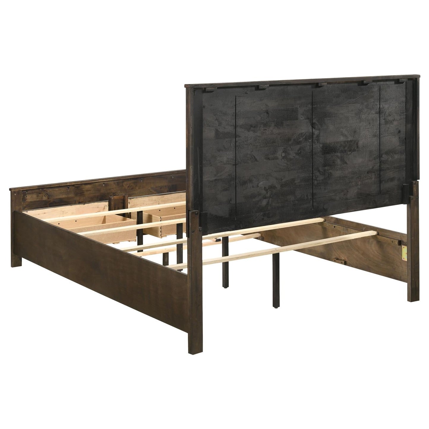 Woodmont Queen Storage Bed Rustic Golden Brown - 222631Q - Luna Furniture - Dallas Store