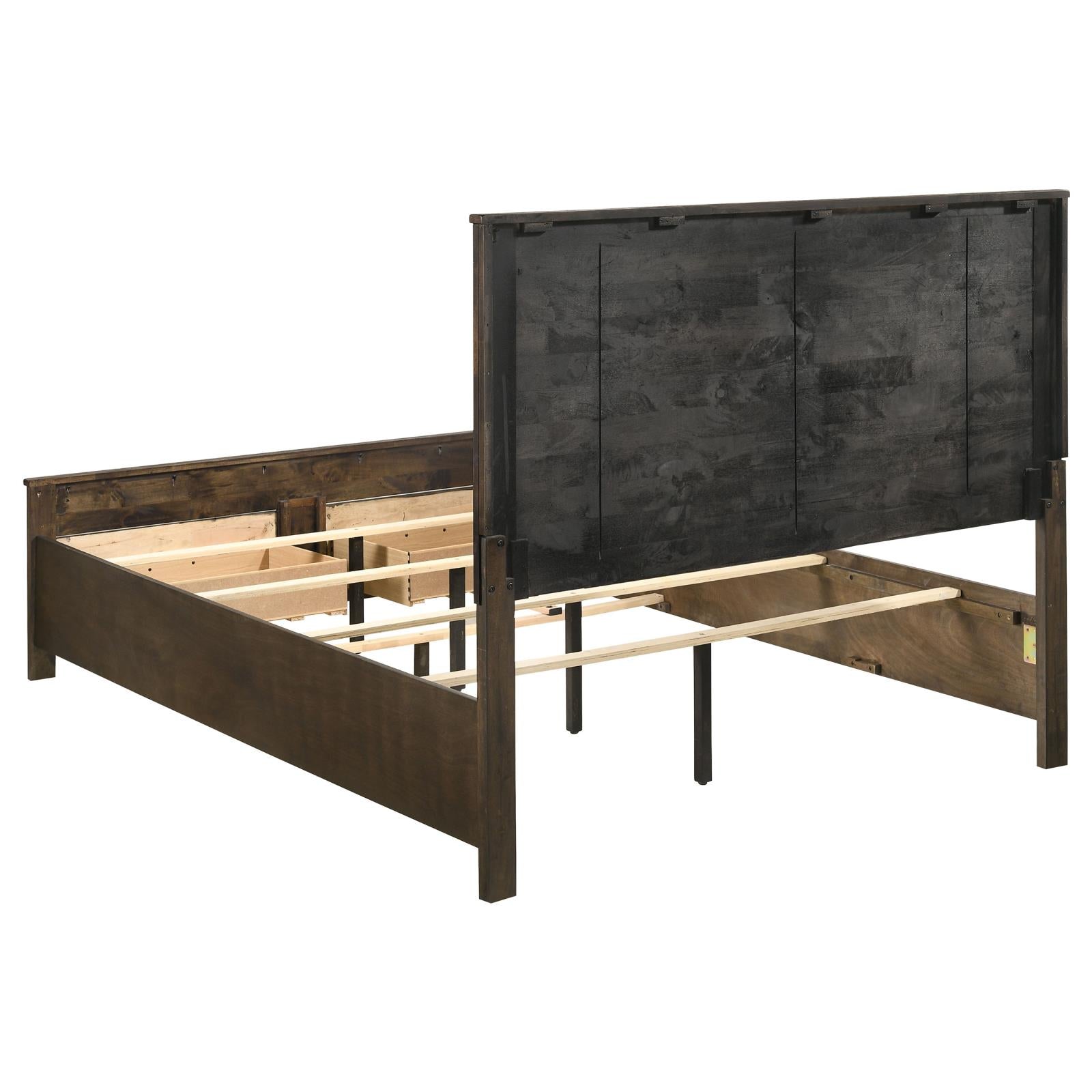 Woodmont Queen Storage Bed Rustic Golden Brown - 222631Q - Luna Furniture - Dallas Store