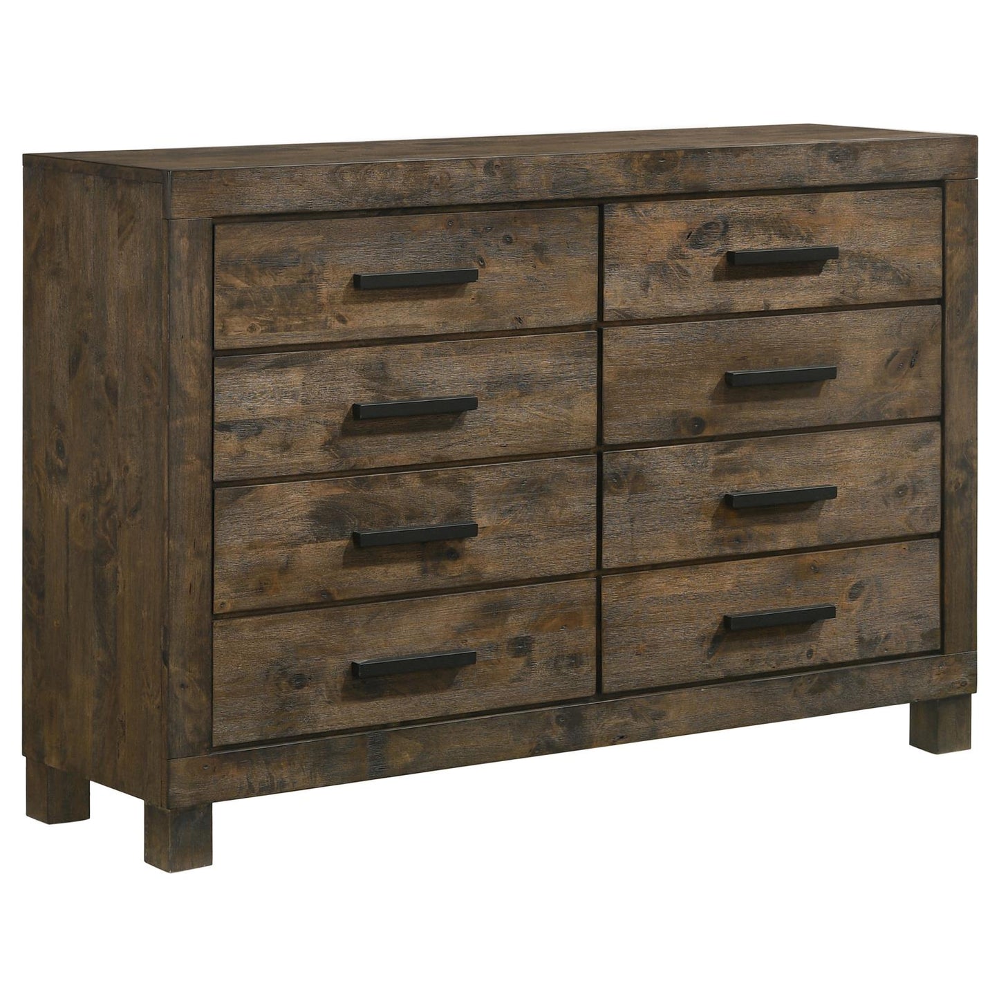 Woodmont Rustic Golden Brown 8-Drawer Dresser - 222633 - Luna Furniture - Dallas Store