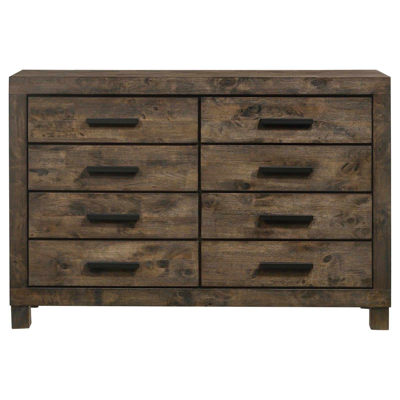 Woodmont Rustic Golden Brown 8-Drawer Dresser - 222633 - Luna Furniture - Dallas Store