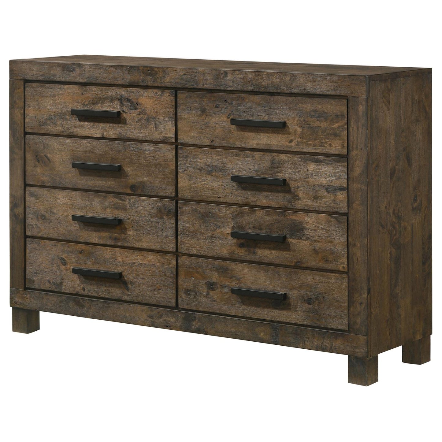 Woodmont Rustic Golden Brown 8-Drawer Dresser - 222633 - Luna Furniture - Dallas Store