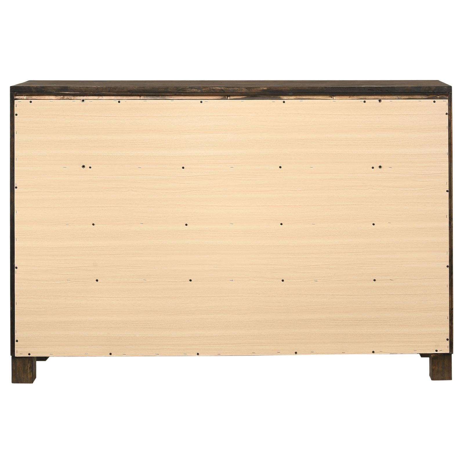 Woodmont Rustic Golden Brown 8-Drawer Dresser - 222633 - Luna Furniture - Dallas Store