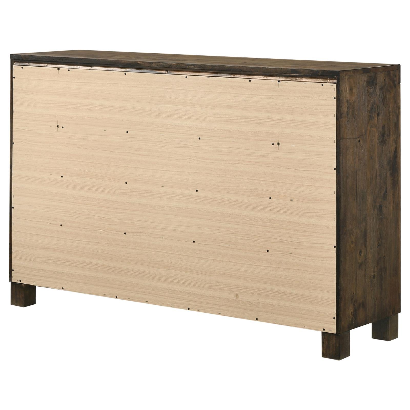 Woodmont Rustic Golden Brown 8-Drawer Dresser - 222633 - Luna Furniture - Dallas Store