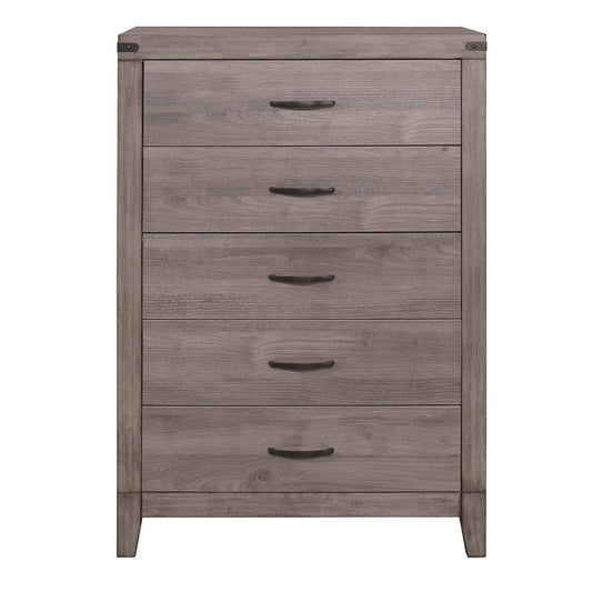 Woodrow Brownish Gray Chest - 2042-9 - Luna Furniture - Dallas Store