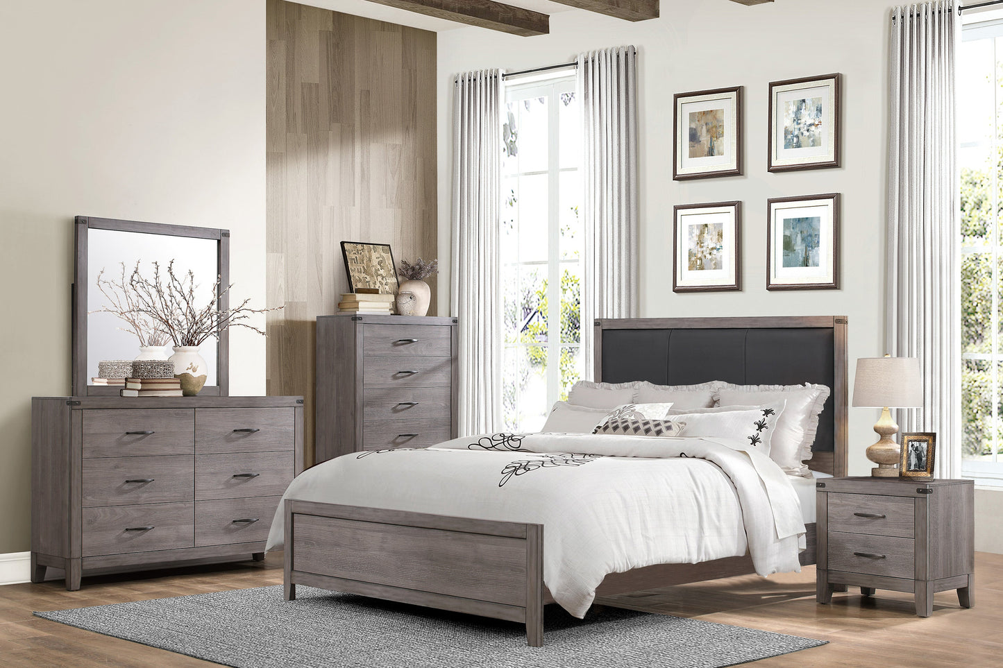 Woodrow Brownish Gray Chest - 2042-9 - Luna Furniture - Dallas Store