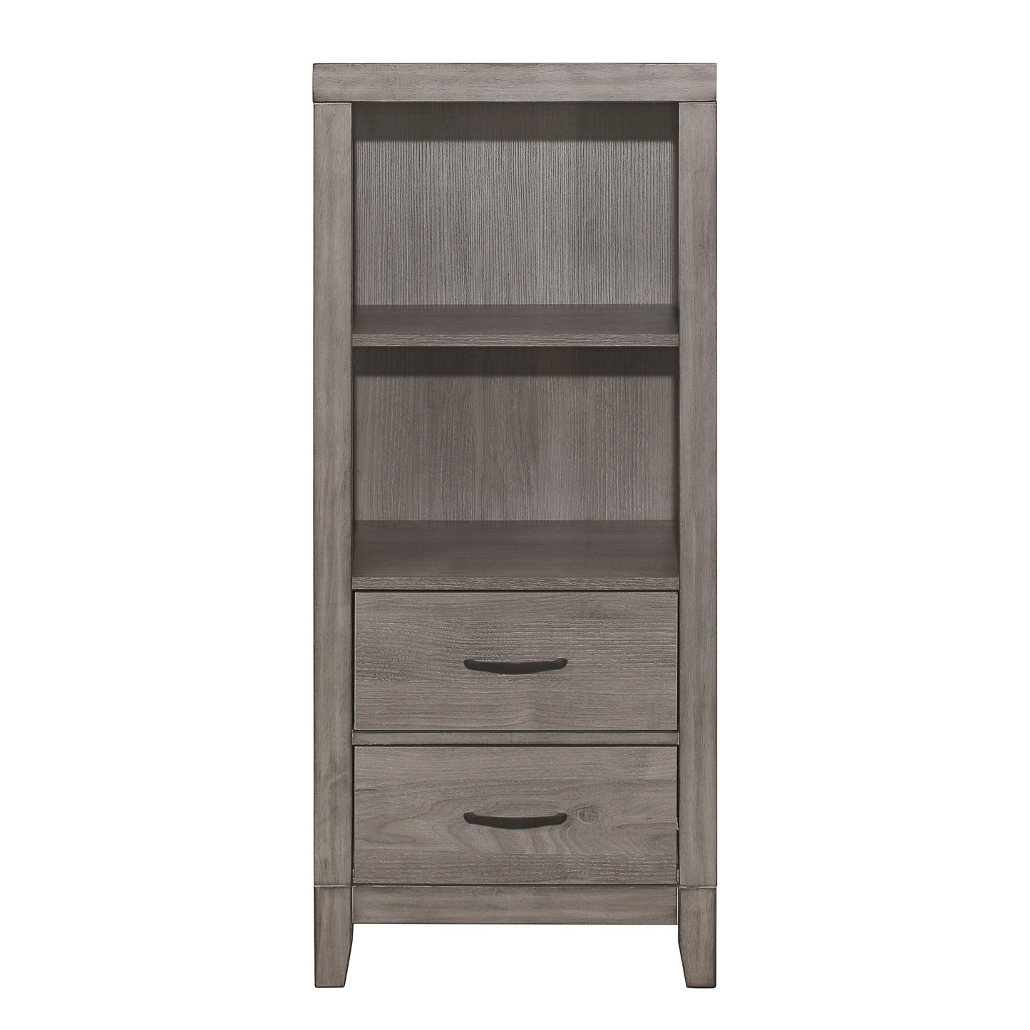 Woodrow Brownish Gray Pier/Tower Nightstand - 2042NB-10 - Luna Furniture - Dallas Store