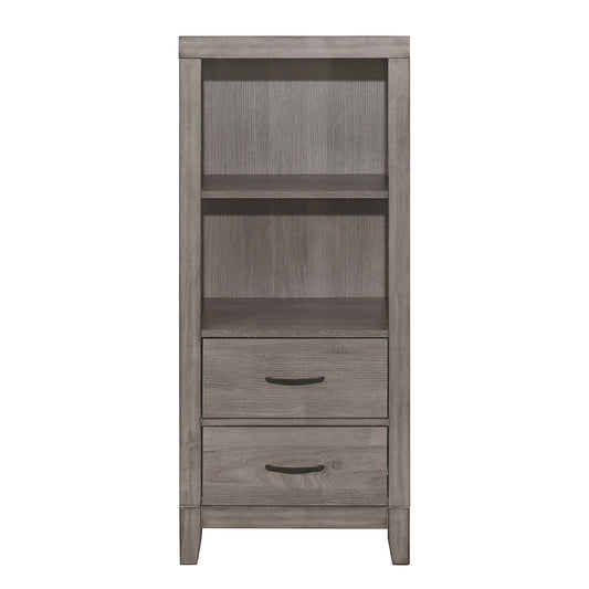Woodrow Brownish Gray Pier/Tower Nightstand - 2042NB-10 - Luna Furniture - Dallas Store