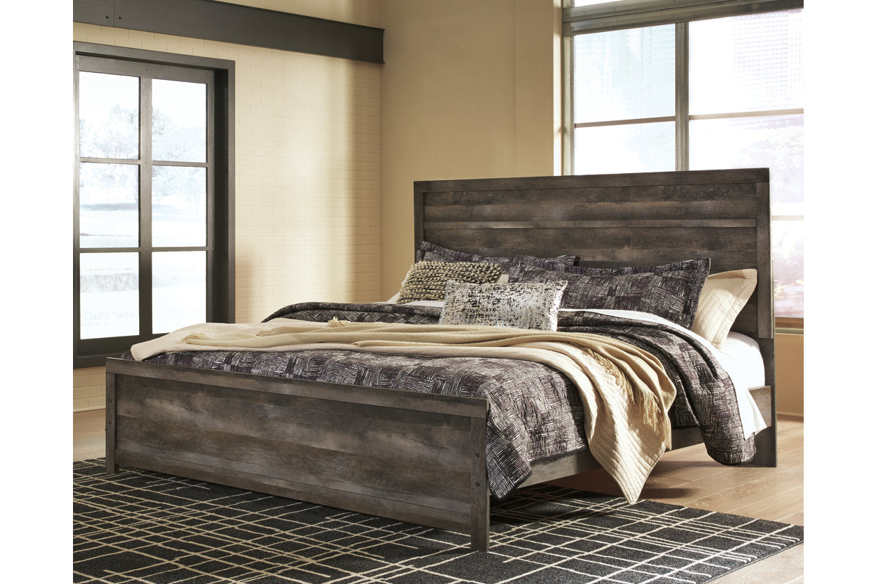 Wynnlow Gray King Panel Bed - SET | B440-72 | B440-97 - Luna Furniture - Dallas Store