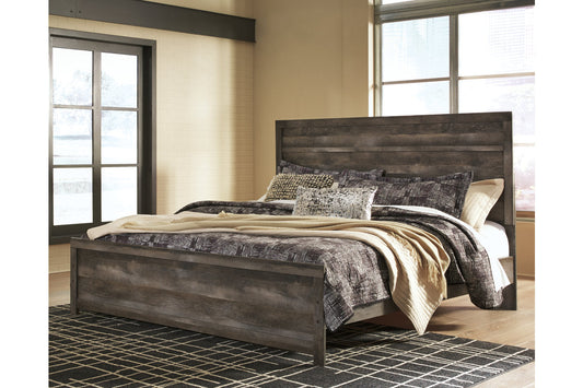 Wynnlow Gray King Panel Bed - SET | B440-72 | B440-97 - Luna Furniture - Dallas Store