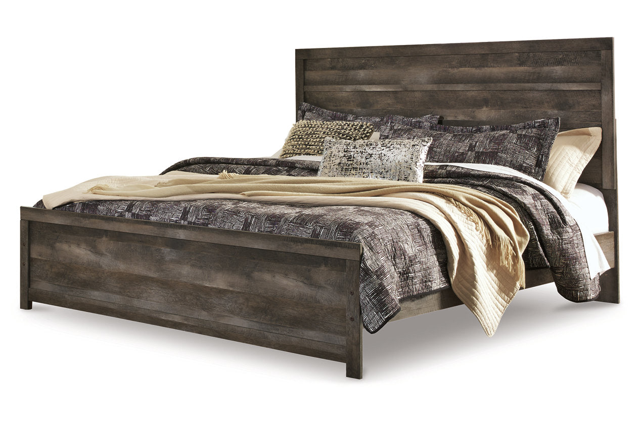 Wynnlow Gray King Panel Bed - SET | B440-72 | B440-97 - Luna Furniture - Dallas Store