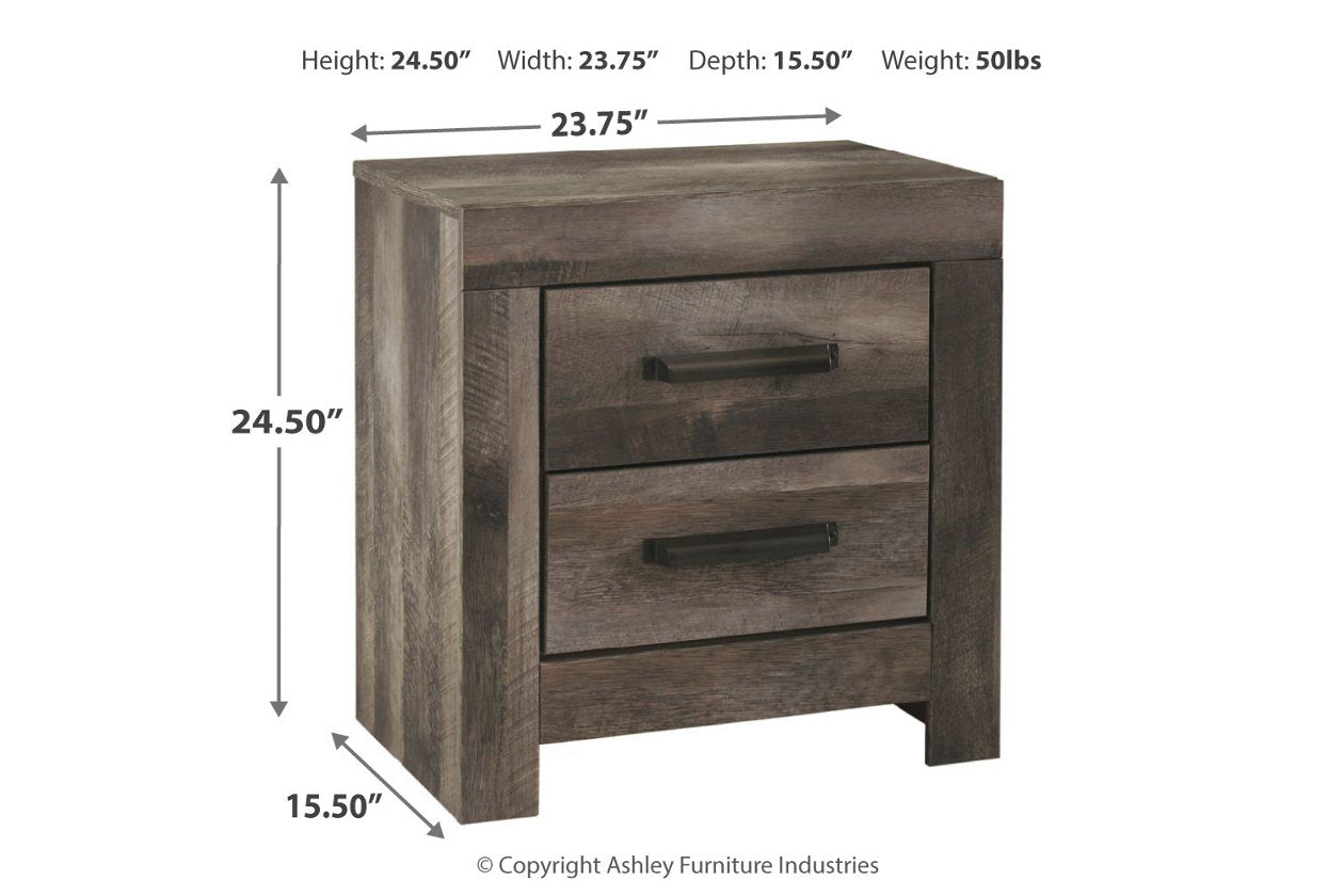 Wynnlow Gray Nightstand - B440-92 - Luna Furniture - Dallas Store