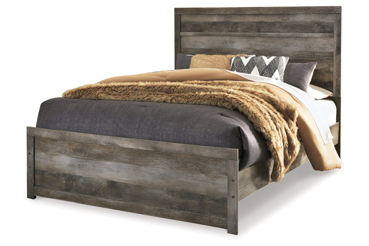 Wynnlow Gray Queen Panel Bed - SET | B440-71 | B440-96 - Luna Furniture - Dallas Store