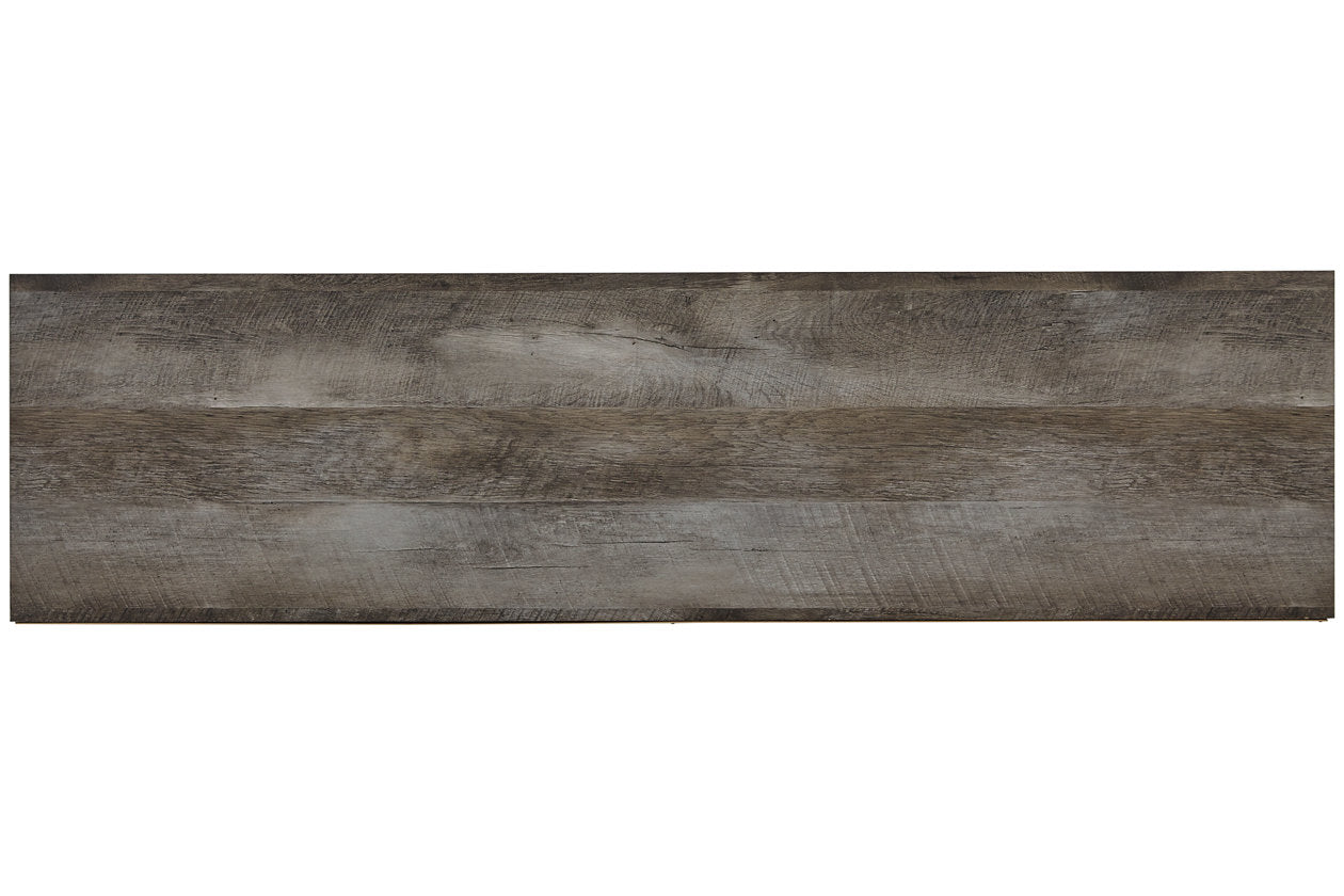 Wynnlow Gray TV Stand with Electric Fireplace - SET | EW0440-268 | W100-101 - Luna Furniture - Dallas Store