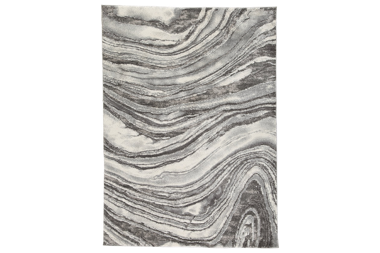 Wysdale Cream/Gray Medium Rug - R404902 - Luna Furniture - Dallas Store