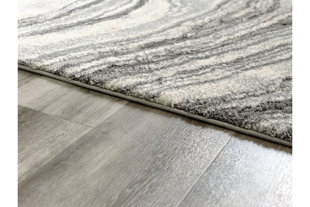 Wysdale Cream/Gray Medium Rug - R404902 - Luna Furniture - Dallas Store