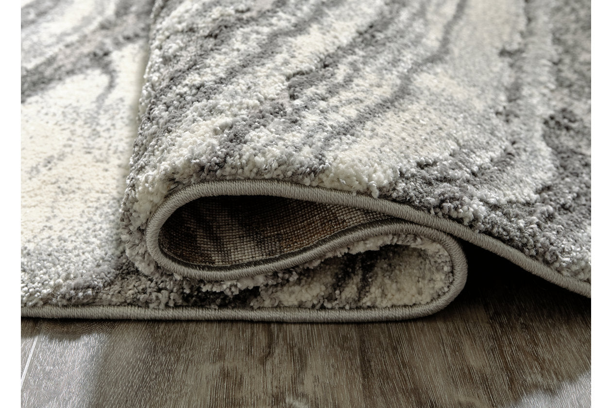Wysdale Cream/Gray Medium Rug - R404902 - Luna Furniture - Dallas Store