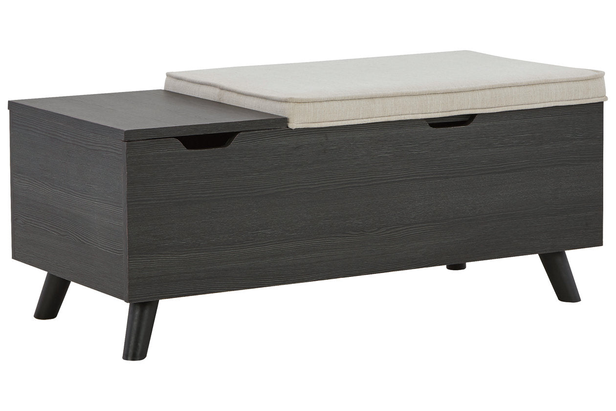 Yarlow Linen/Gray Storage Bench - A3000321 - Luna Furniture - Dallas Store