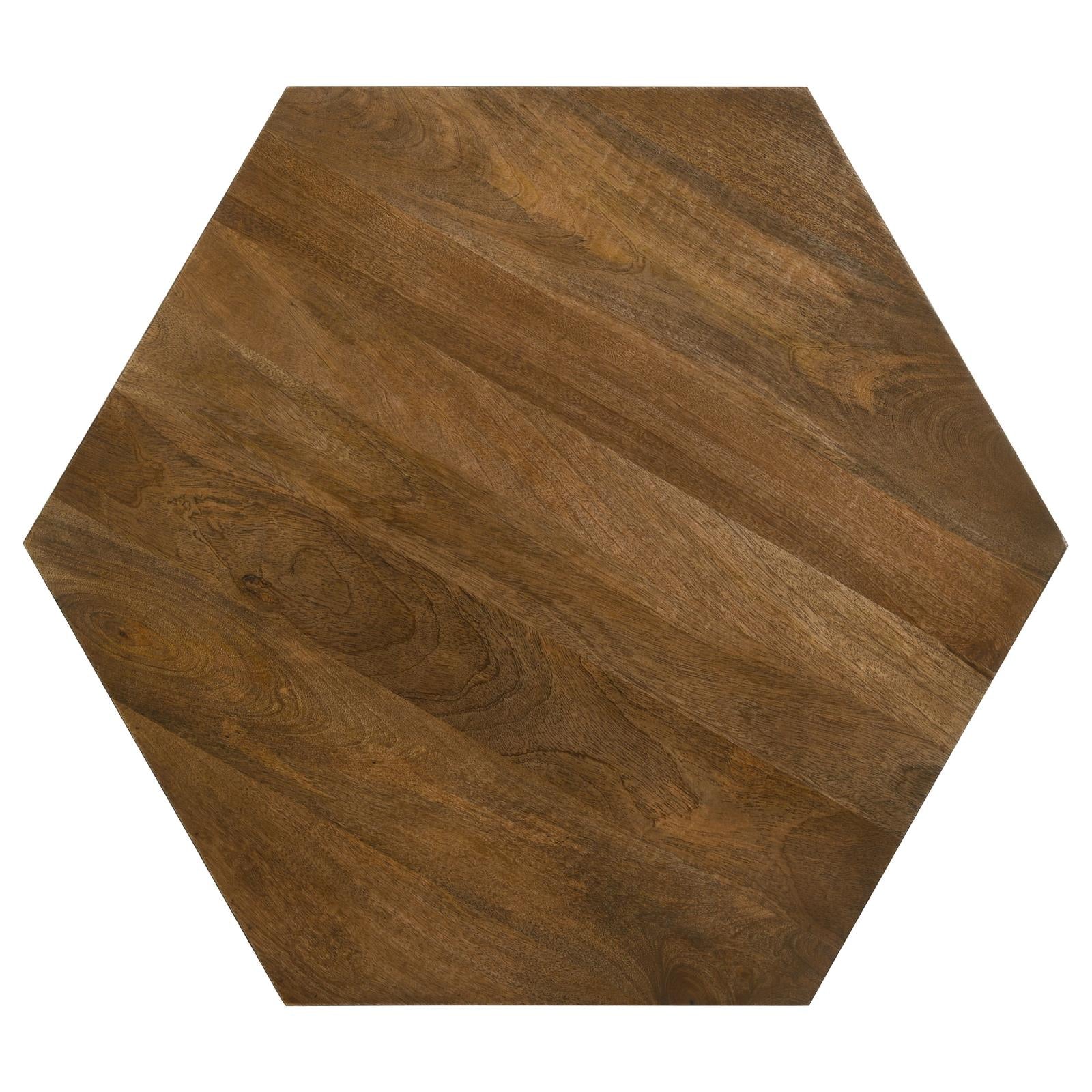 Zalika Natural Hexagonal Coffee Table - 724188 - Luna Furniture - Dallas Store