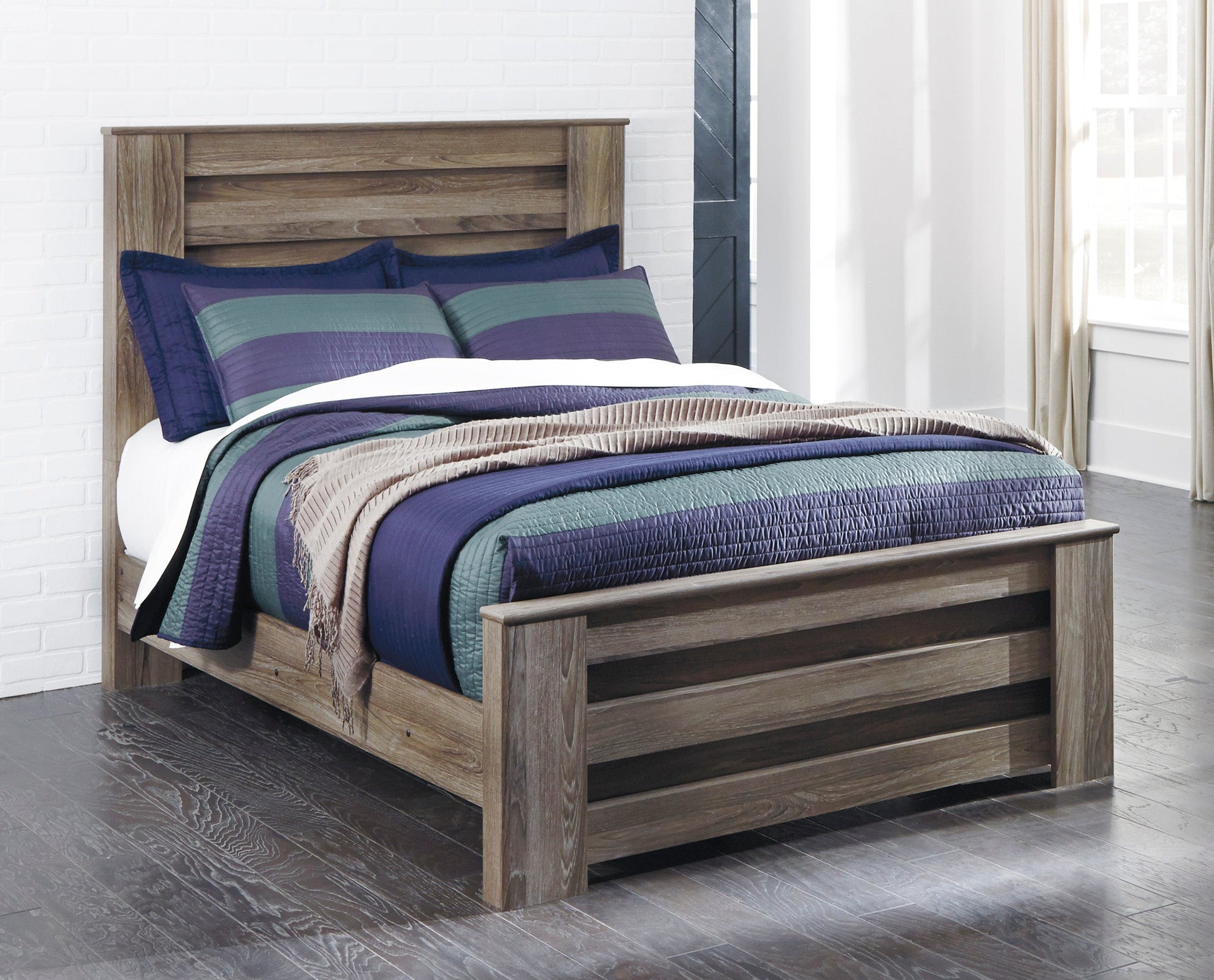 Zelen Warm Gray Panel Youth Bedroom Set - SET | B248-84 | B248-86 | B248-87 | B248-31 | B248-36 | B248-92 | B248-46 - Luna Furniture - Dallas Store